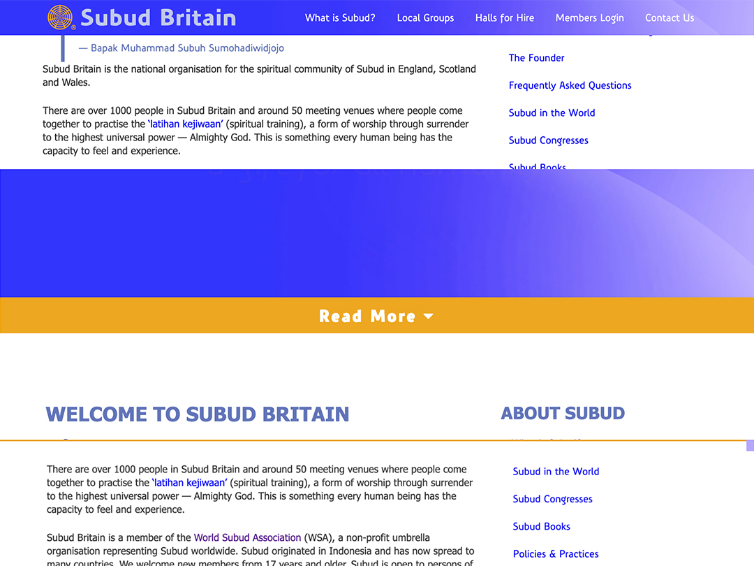 Subud Britain Website