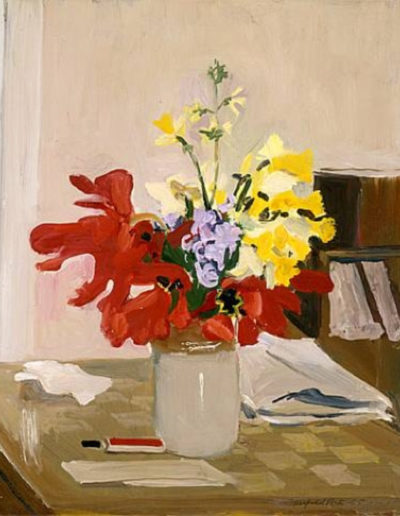 Anemone and Daffodil Fairfield Porter