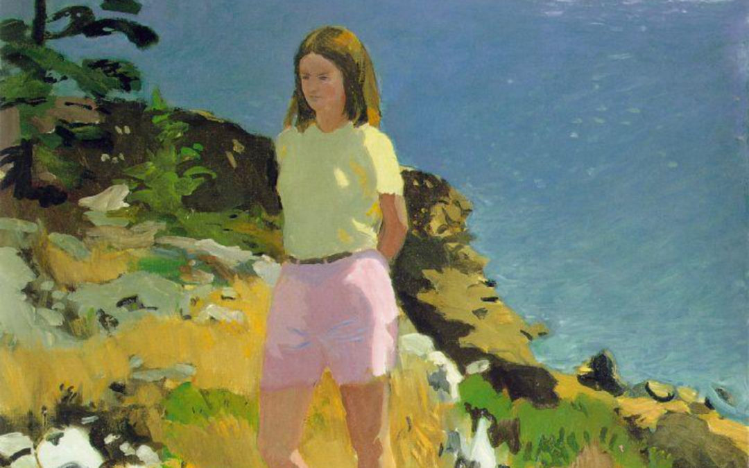 Girl in a Landscape Fairfield Porter